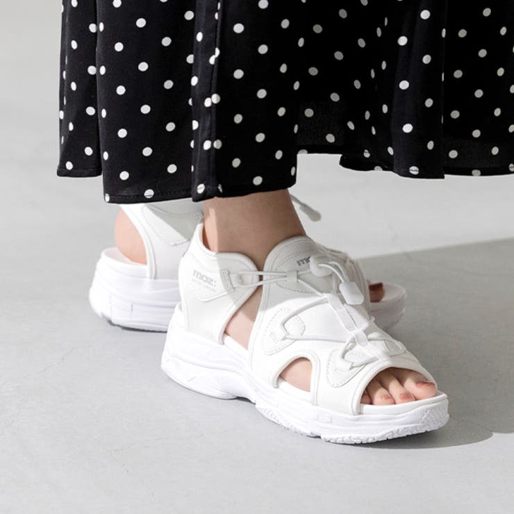 4000ホワイト | moz モズ スポーツサンダル | welleg