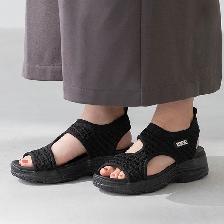 4020ブラック | サンダル レディース MOZ | welleg