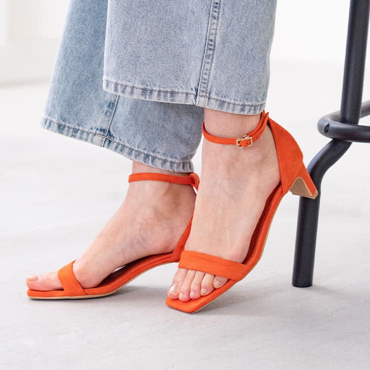 3101オレンジSD | サンダル ストラップ 脱げない | welleg