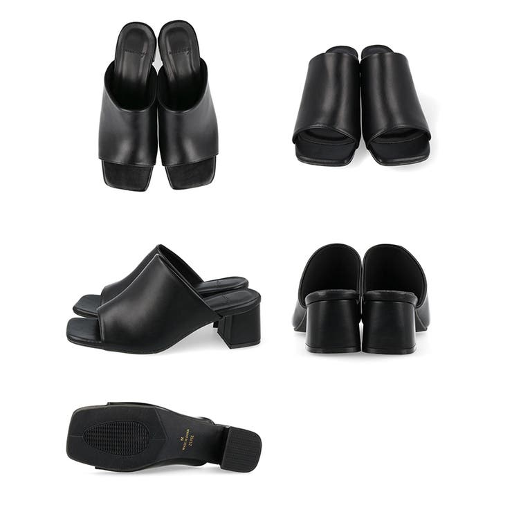 レディース スクエアトゥ ミュール | welleg | 詳細画像23 