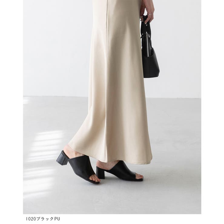 レディース スクエアトゥ ミュール | welleg | 詳細画像10 