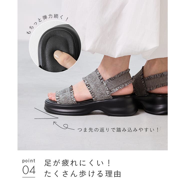 スポーツサンダル レディース 厚底 | welleg | 詳細画像21 