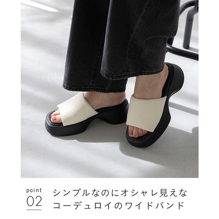 サンダル レディース ミュール | welleg | 詳細画像16 