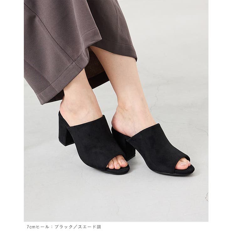 オフィスで履き替え オフィスミュールサンダル 7㎝ヒールver | welleg | 詳細画像20 