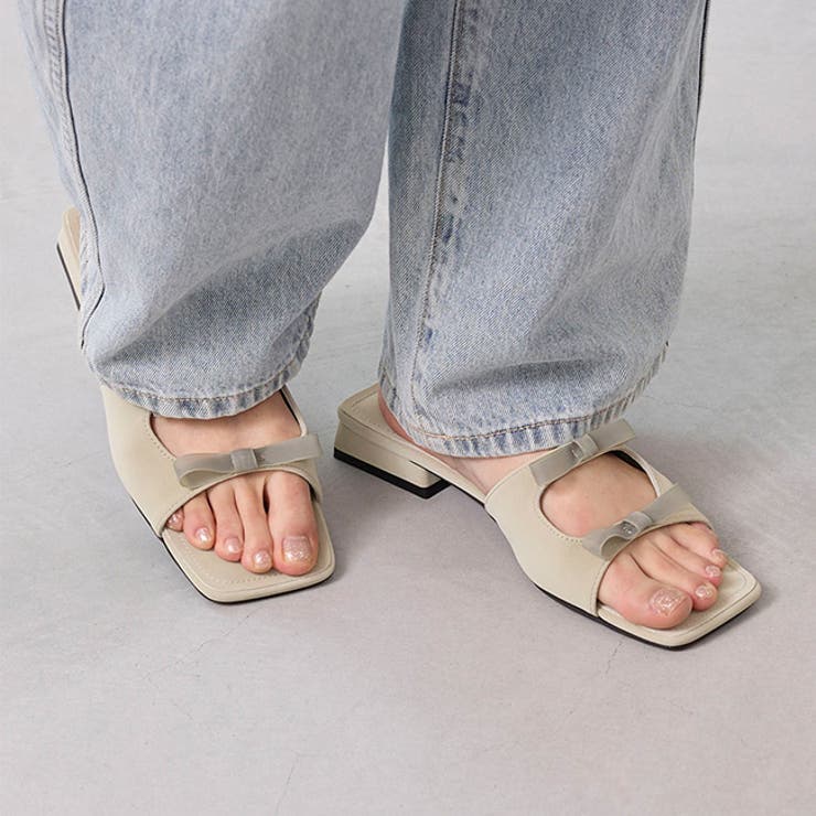 1190ライトグリーンPU | ミュール サンダル スリッパ | welleg