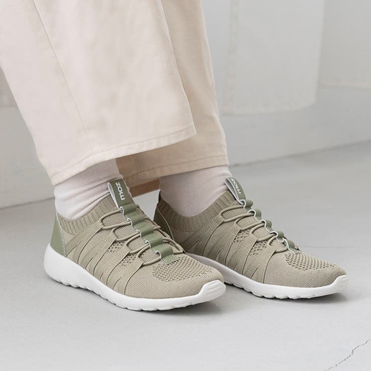 4054グリーンCL | スリッポン スニーカー ローカット | welleg