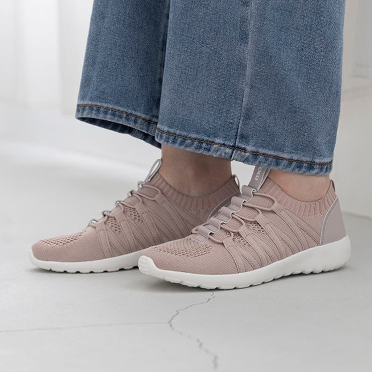 4093ピンクCL | スリッポン スニーカー ローカット | welleg