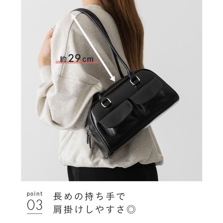 ミニボストンバッグ レディース ハンドバッグ[品番：HSYS0010562