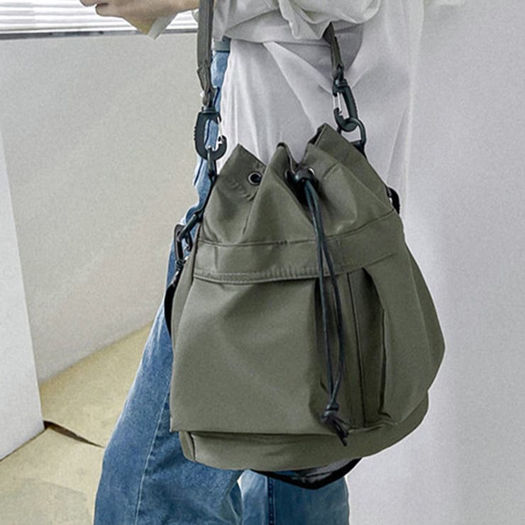 9003グリーンZK | ショルダーバッグ ドロストバッグ ショルダー | welleg