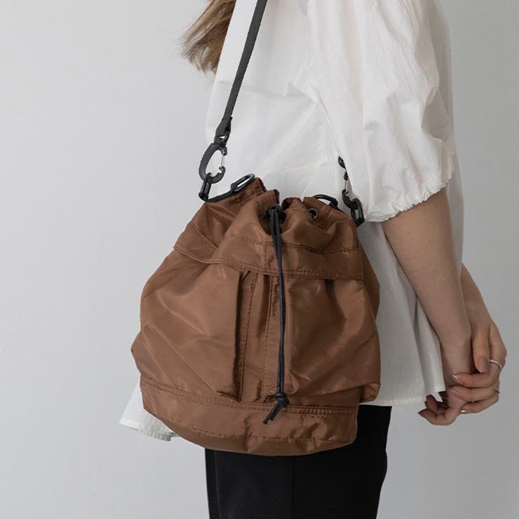 9032ブラウンZK | ショルダーバッグ ドロストバッグ ショルダー | welleg