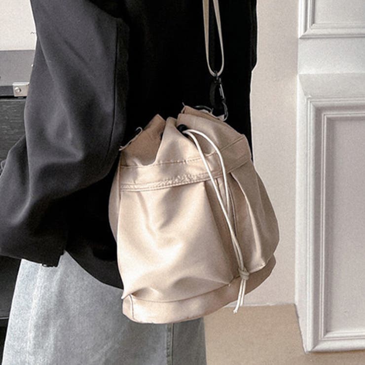 9033ベージュZK | ショルダーバッグ ドロストバッグ ショルダー | welleg