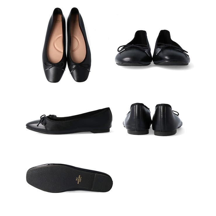 スクエアトゥ バレエシューズ バレエコア | welleg | 詳細画像35 