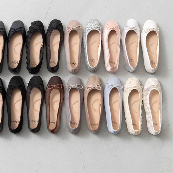 スクエアトゥ バレエシューズ バレエコア | welleg | 詳細画像4 