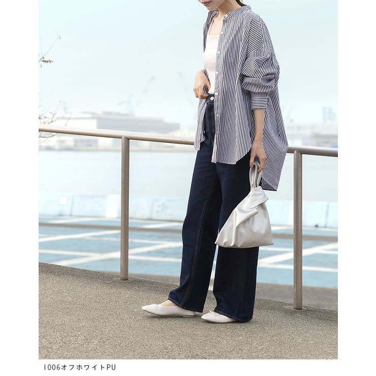 スクエアトゥ バレエシューズ バレエコア | welleg | 詳細画像5 