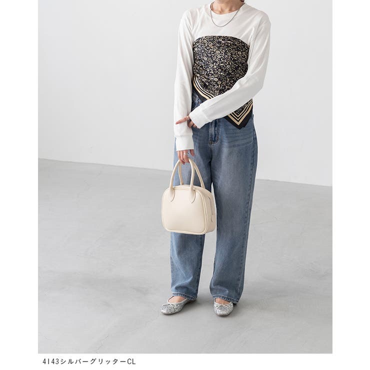 スクエアトゥ バレエシューズ バレエコア | welleg | 詳細画像11 