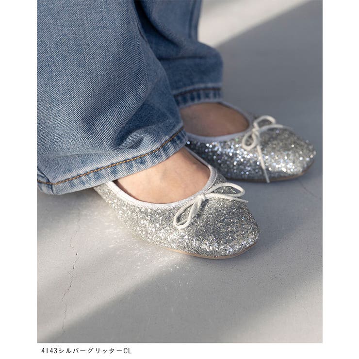 スクエアトゥ バレエシューズ バレエコア | welleg | 詳細画像12 