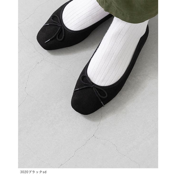 スクエアトゥ バレエシューズ バレエコア | welleg | 詳細画像30 
