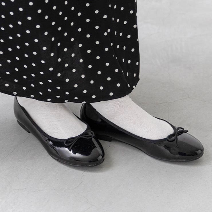 2020ブラックen | 【幅広 4E】 バレエシューズ | welleg