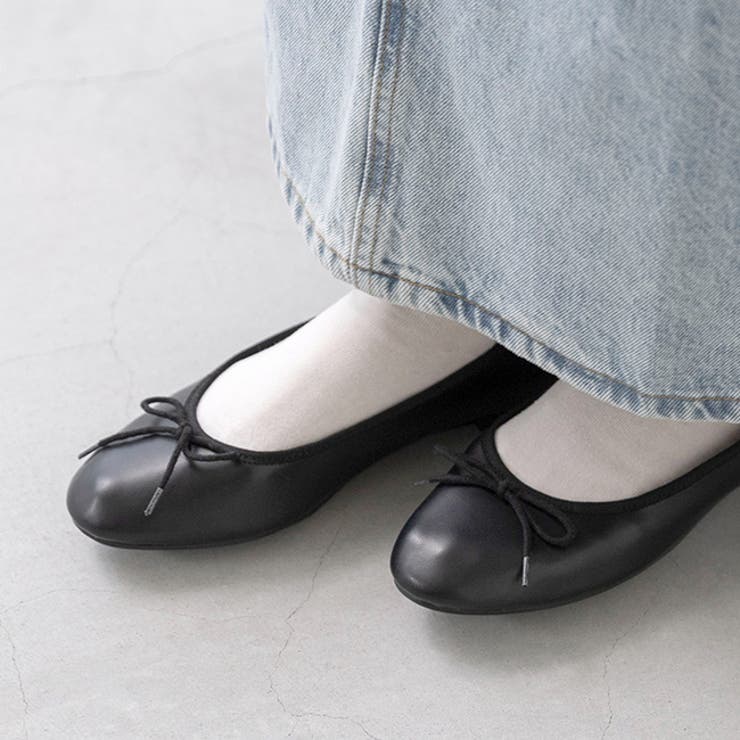 1020ブラックPU | バレエシューズ パンプス 痛くない | welleg