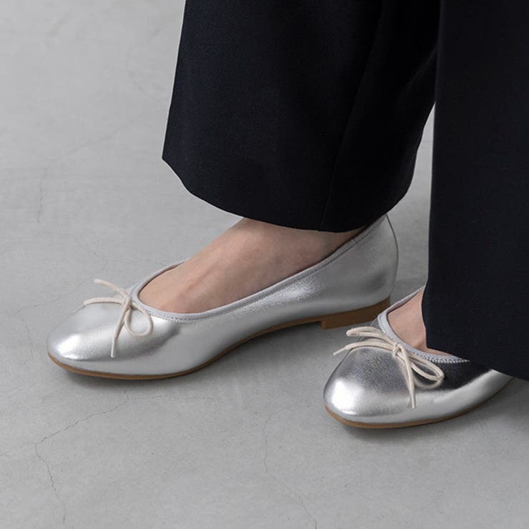 1140シルバーPU | バレエシューズ パンプス 痛くない | welleg