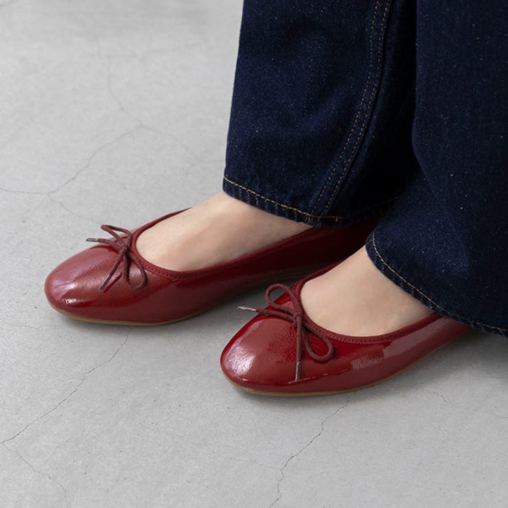 2042レッドEN | バレエシューズ パンプス 痛くない | welleg