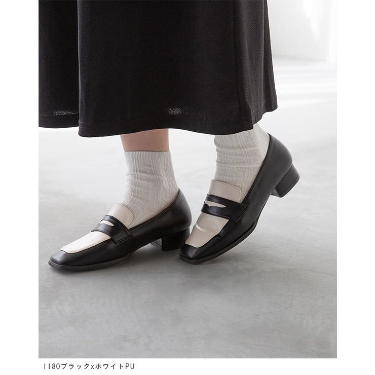 ローファー レディース 太ヒール | welleg | 詳細画像11 