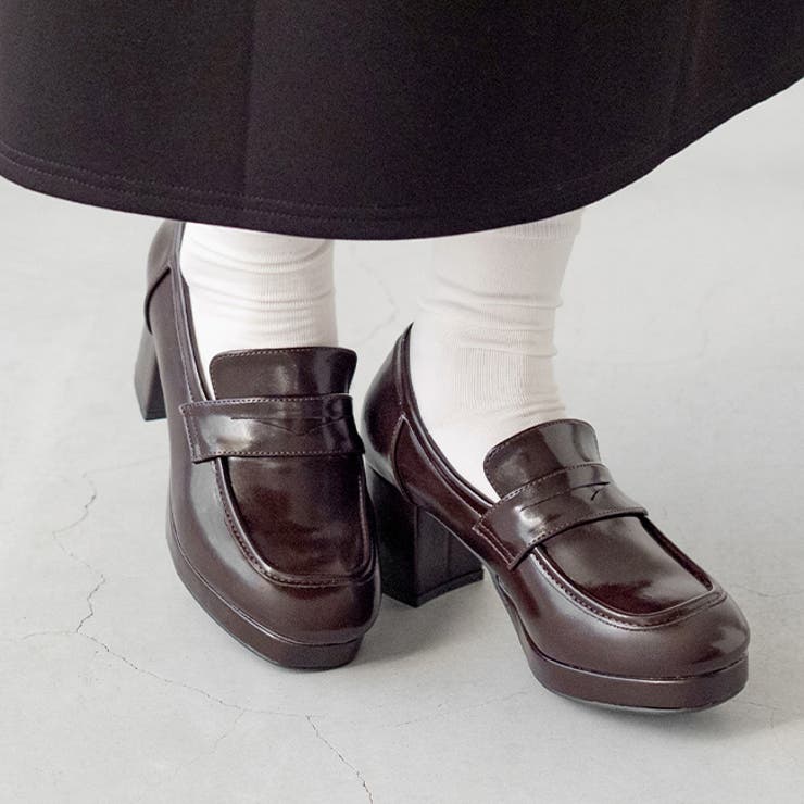 1086ダークブラウンPU | ローファー 痛くない レディース | welleg