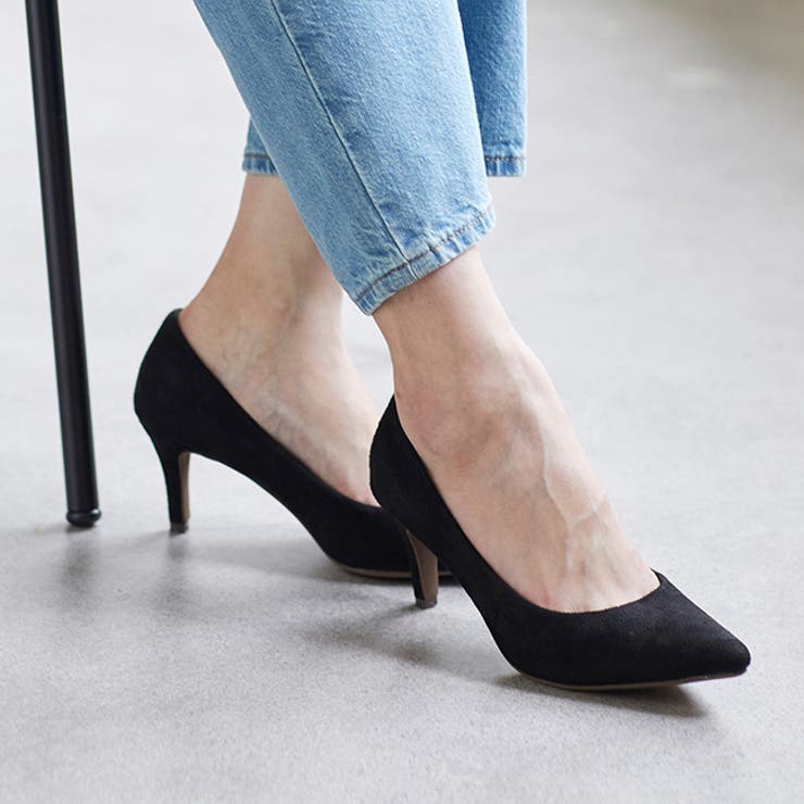 3020ブラックsd | イイ女ポインテッドシリーズ 7cmヒール ピンヒール | welleg