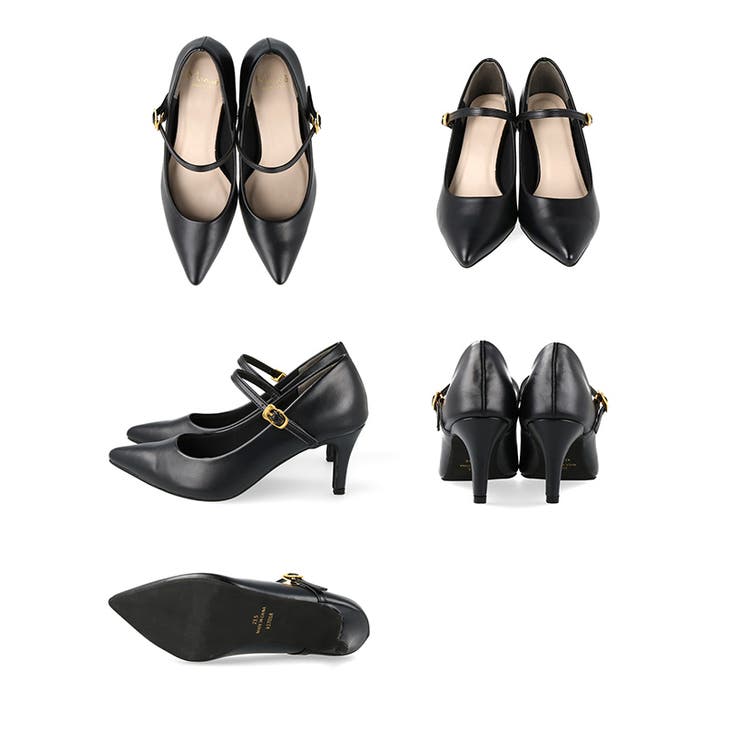 ストラップ 7cmヒール パンプス | welleg | 詳細画像24 