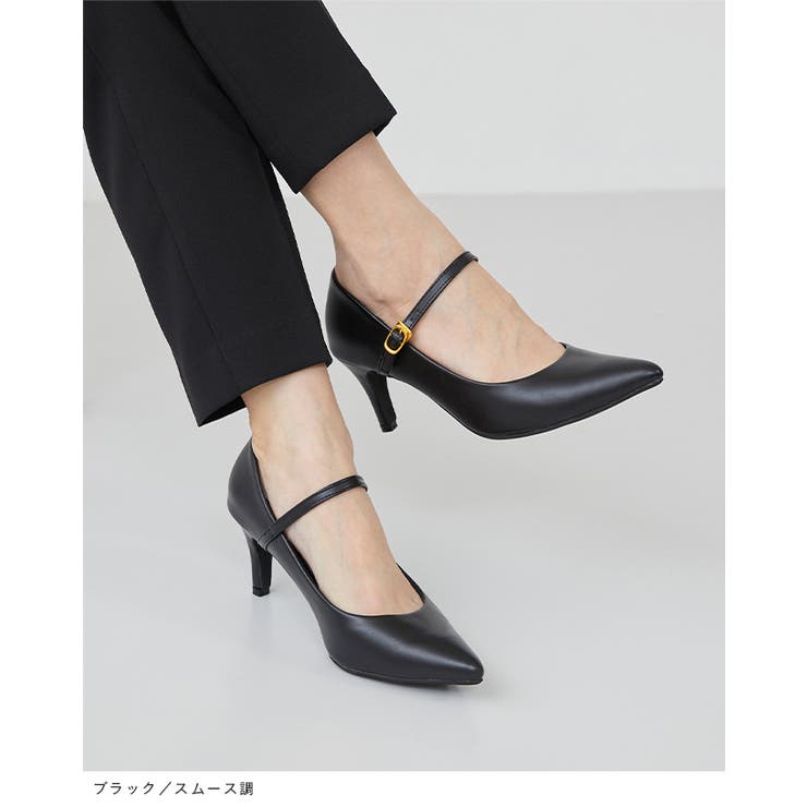 ストラップ 7cmヒール パンプス | welleg | 詳細画像12 