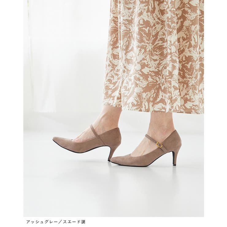 ストラップ 7cmヒール パンプス | welleg | 詳細画像20 