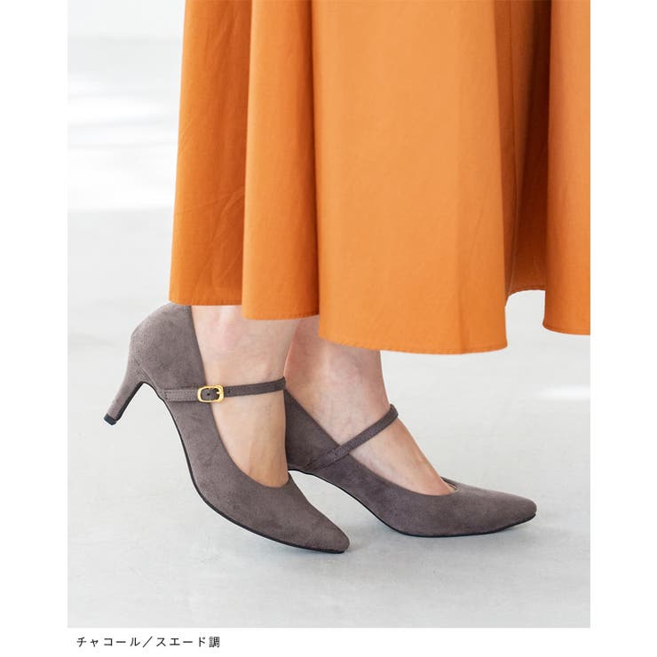 ストラップ 7cmヒール パンプス | welleg | 詳細画像22 