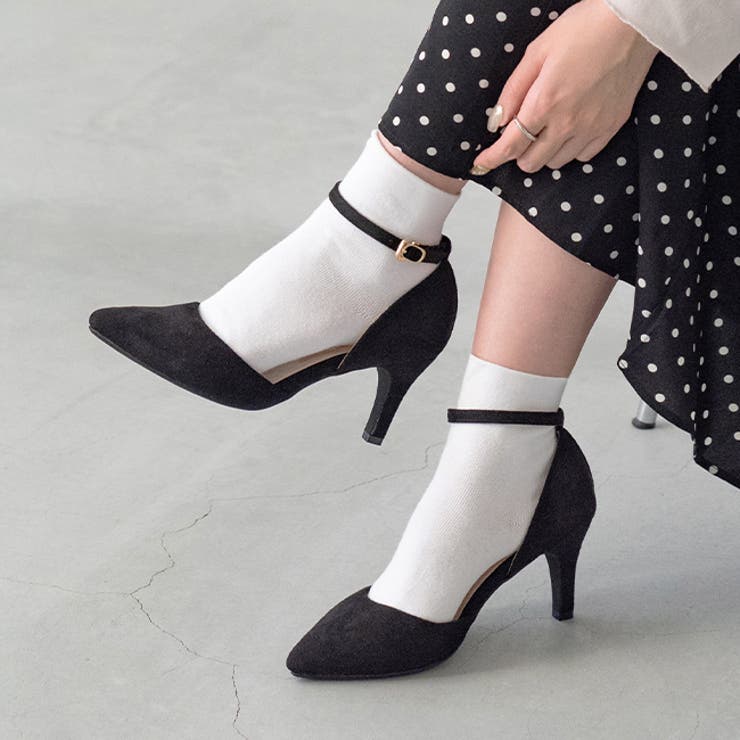 パンプス ストラップ 痛くない[品番：HSYS0000113]｜welleg