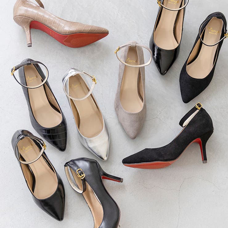 アンクルストラップ 8cmヒール ポインテッドトゥパンプス | welleg | 詳細画像3 