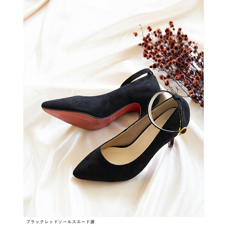 アンクルストラップ 8cmヒール ポインテッドトゥパンプス | welleg | 詳細画像20 