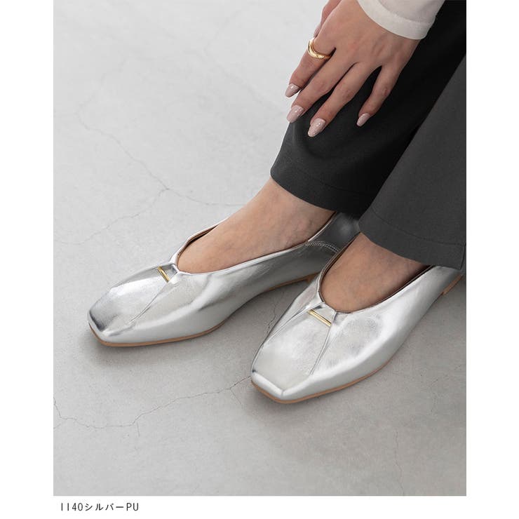 パンプス ぺたんこ フラットシューズ | welleg | 詳細画像24 