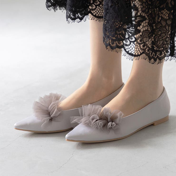 4011ライトグレーサテン | パンプス 走れるパンプス レディース | welleg