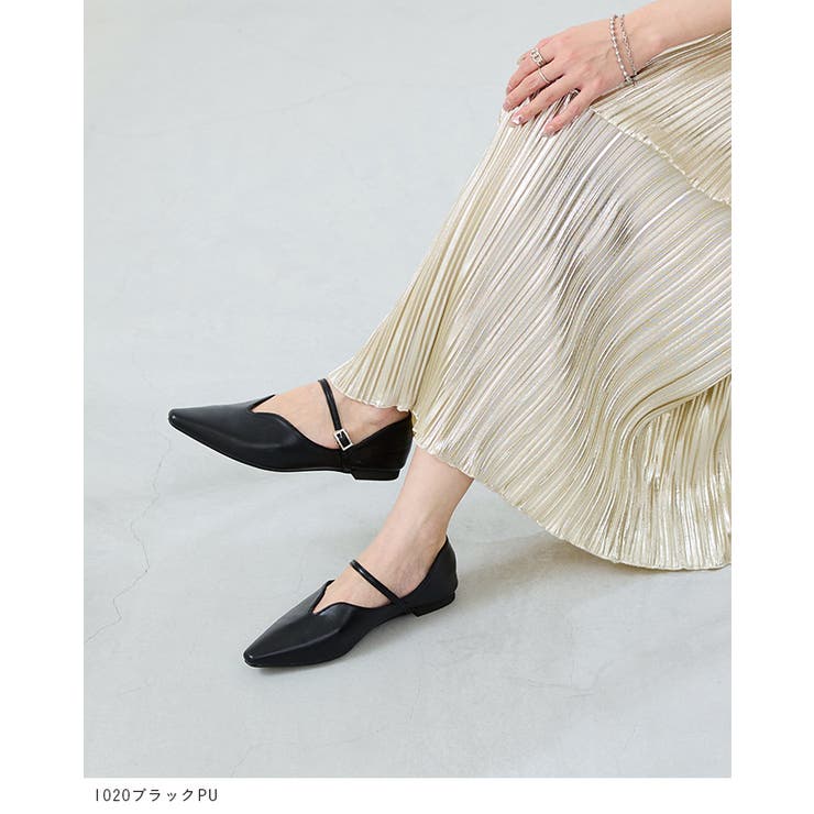 パンプス フラットシューズ 走れる | welleg | 詳細画像6 