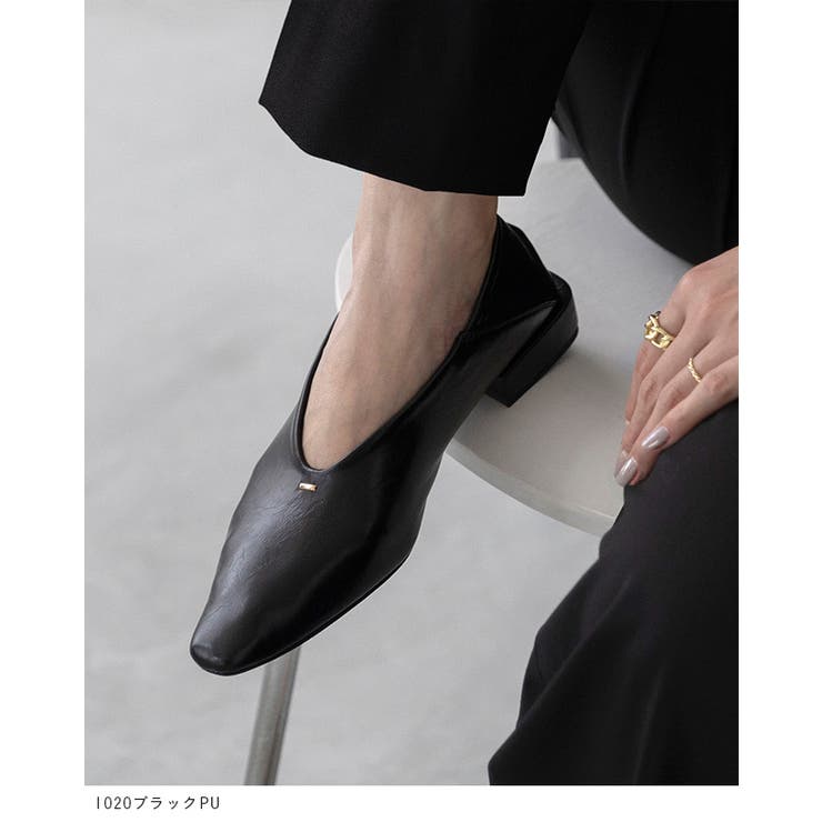 パンプス バブーシュ スクエアトゥ | welleg | 詳細画像14 