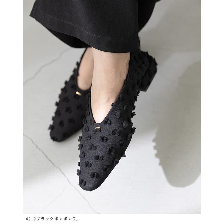 パンプス バブーシュ スクエアトゥ | welleg | 詳細画像20 