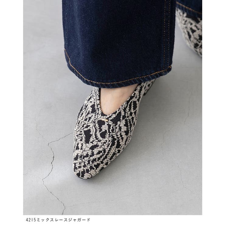 パンプス バブーシュ スクエアトゥ | welleg | 詳細画像23 