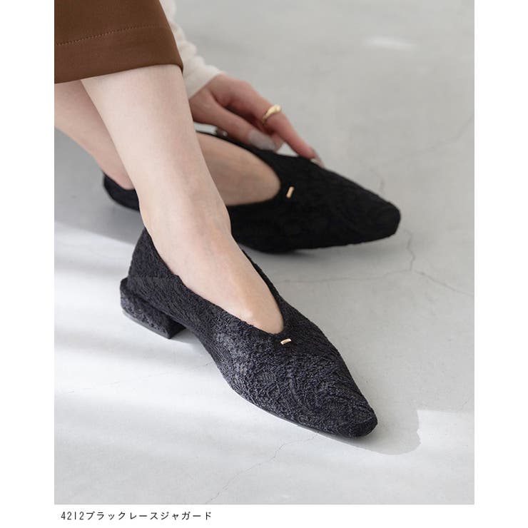 パンプス バブーシュ スクエアトゥ | welleg | 詳細画像24 