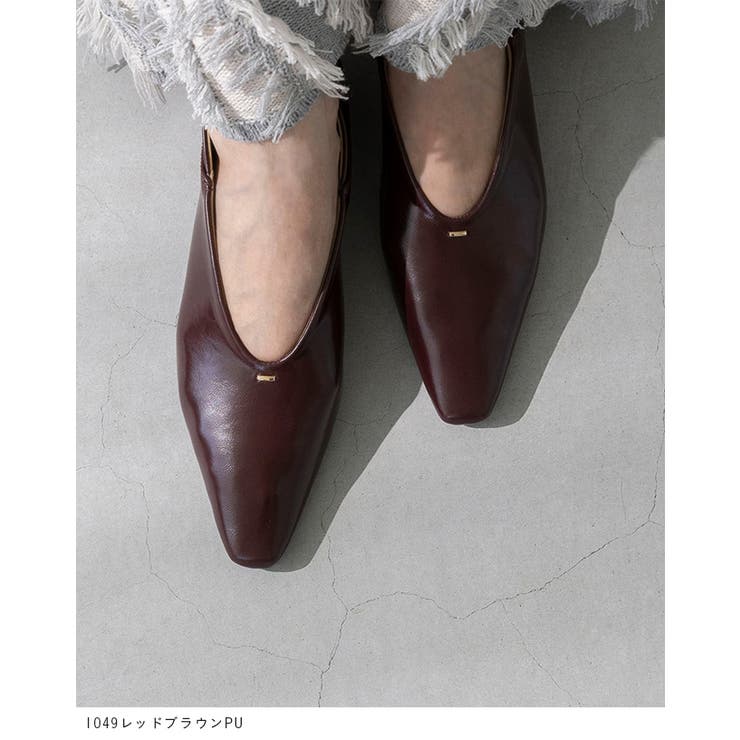 パンプス バブーシュ スクエアトゥ | welleg | 詳細画像33 