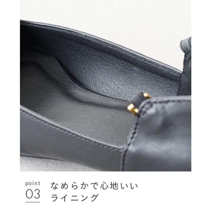 スクエアトゥ ストラップ 変形ヒール | welleg | 詳細画像26 