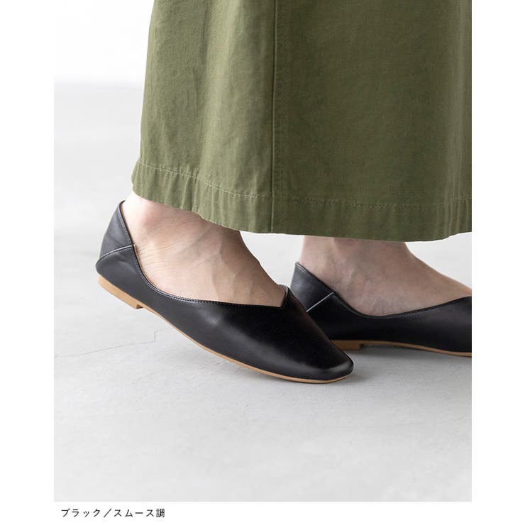 スクエアトゥ 2wayバブーシュ レディース | welleg | 詳細画像11 