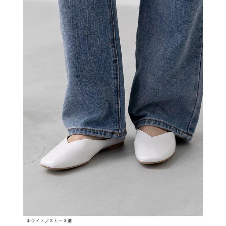 スクエアトゥ 2wayバブーシュ レディース | welleg | 詳細画像19 