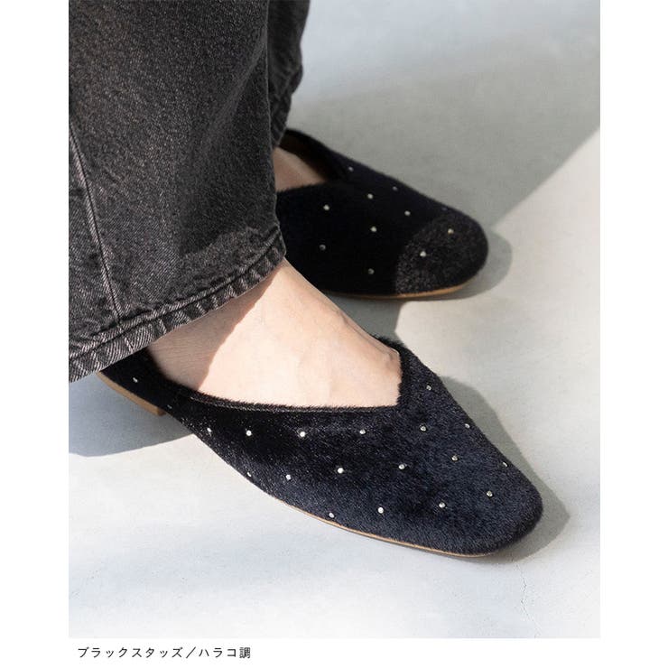 スクエアトゥ 2wayバブーシュ レディース | welleg | 詳細画像22 