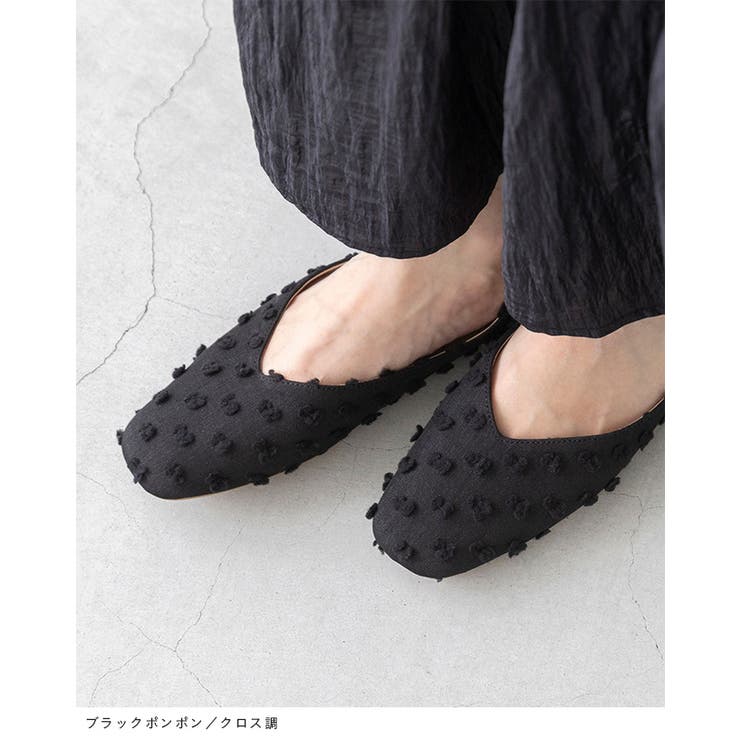 スクエアトゥ 2wayバブーシュ レディース | welleg | 詳細画像29 