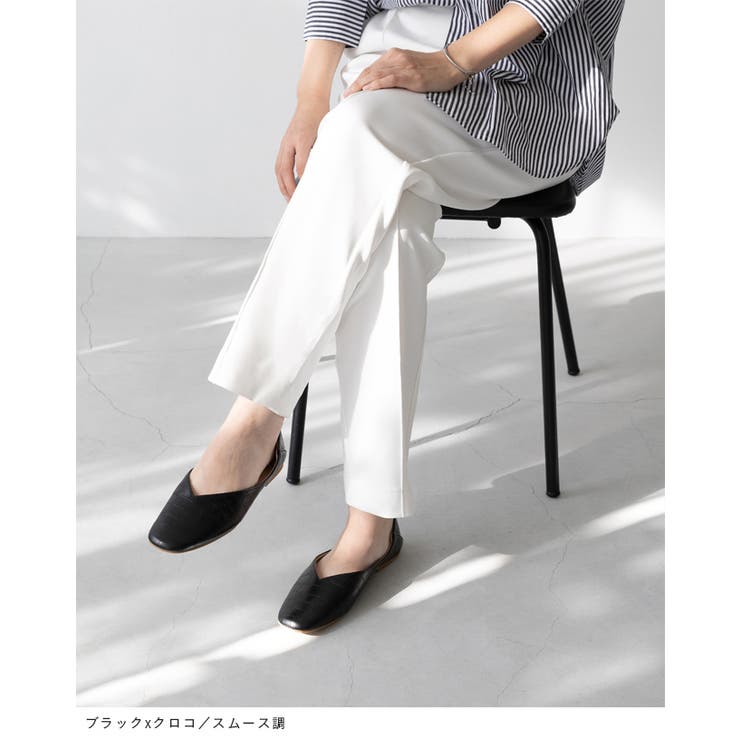 スクエアトゥ 2wayバブーシュ レディース | welleg | 詳細画像30 