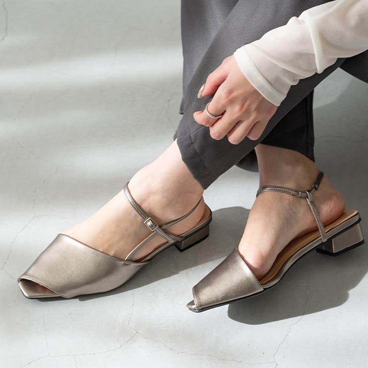 1141ガンメタルPU | ストラップサンダル アンクルストラップ サンダル | welleg